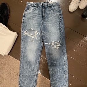 American eagle curvy mom jean size 8